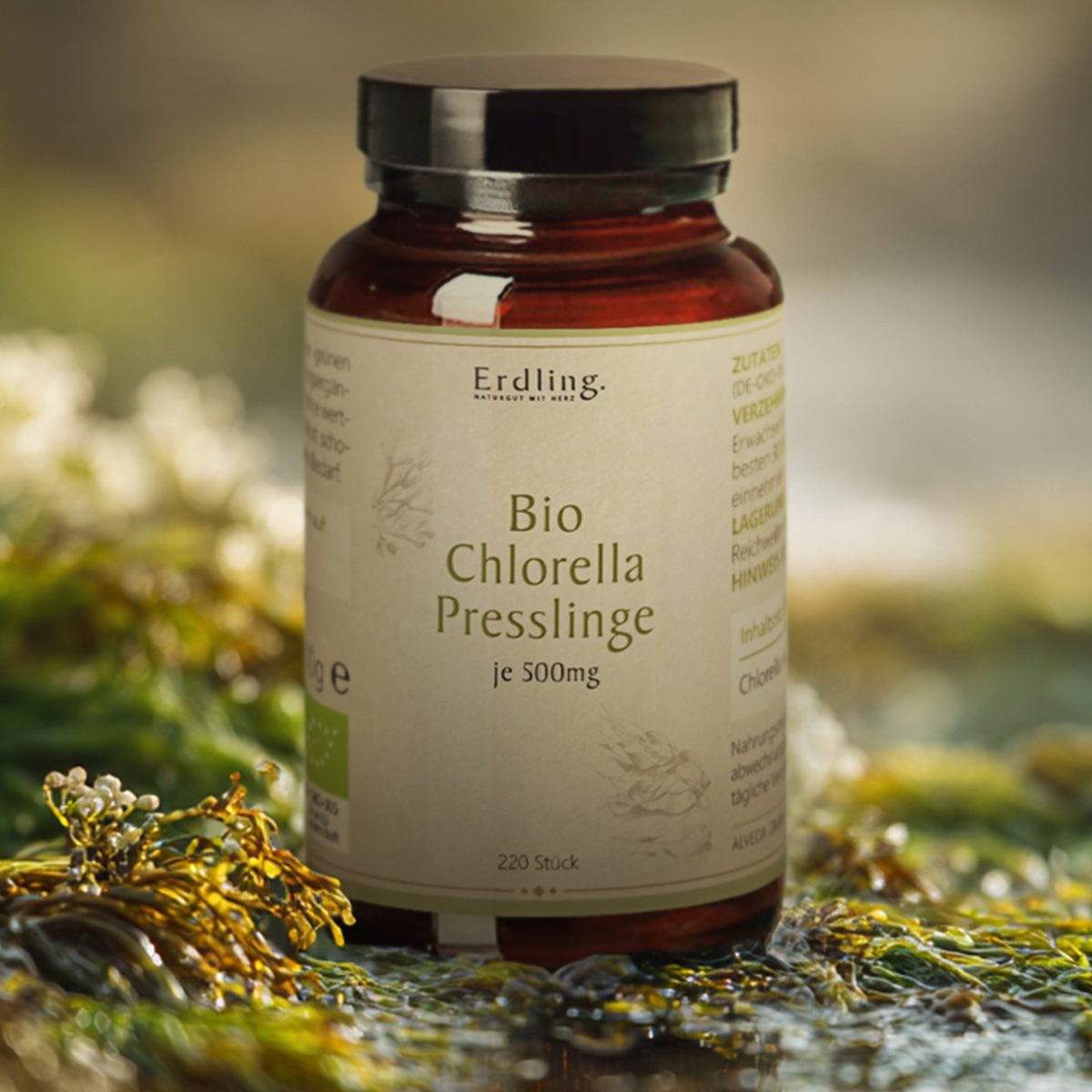 BIO Chlorella Presslinge – 220 Stück