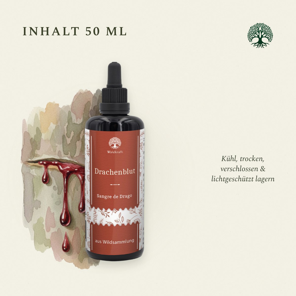 Drachenblut, Sangre de Drago 50ml von Waldkraft, Ansicht 4