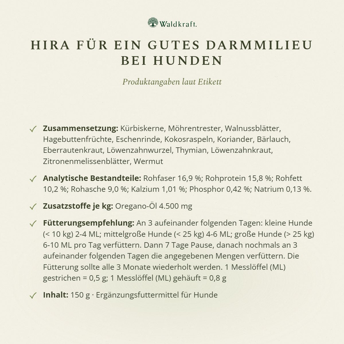 Hira Kräutermischung für Hunde von Waldkraft, Ansicht 6
