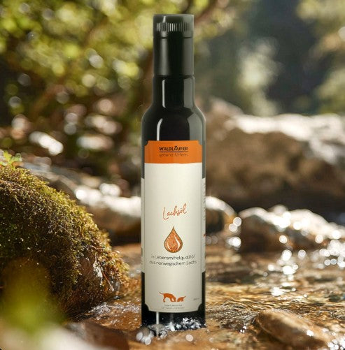 Lachsöl, 100% nativ, ohne Zusätze, 250ml von Waldkraft