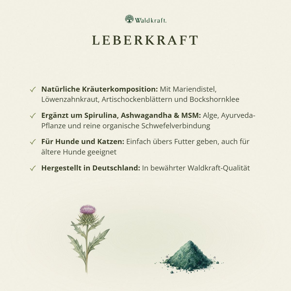 Leberkraft, Kräutermischung für die Leber, 200g von Waldkraft, Ansicht 3