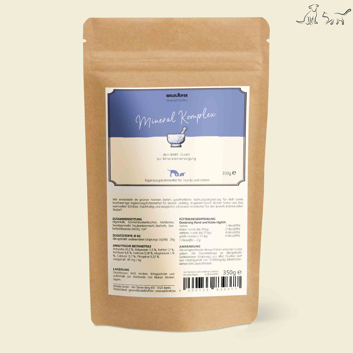 Mineral Komplex – All-in-1 Mineralienquelle – 350g