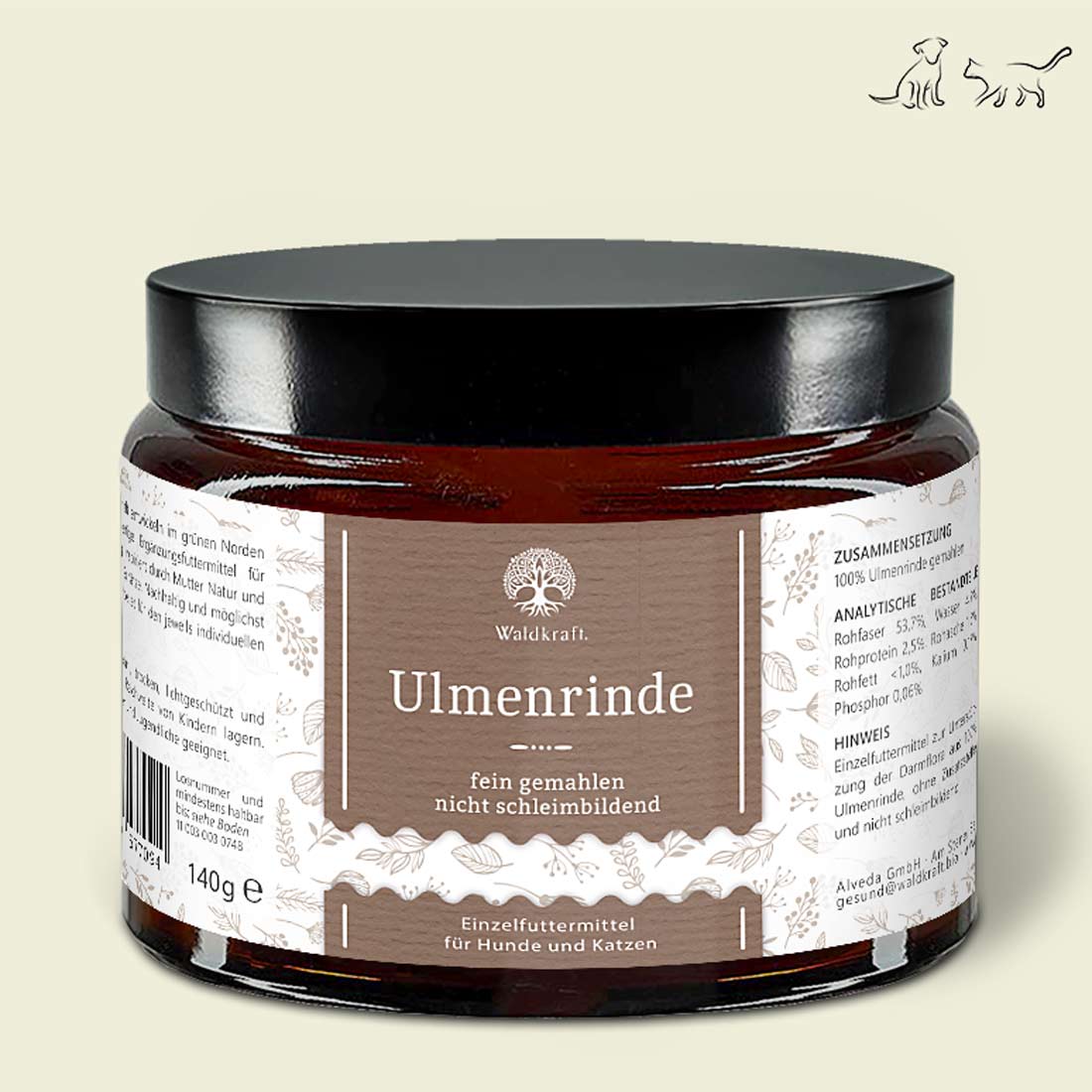 Ulmenrinde – fein gemahlen – 140g
