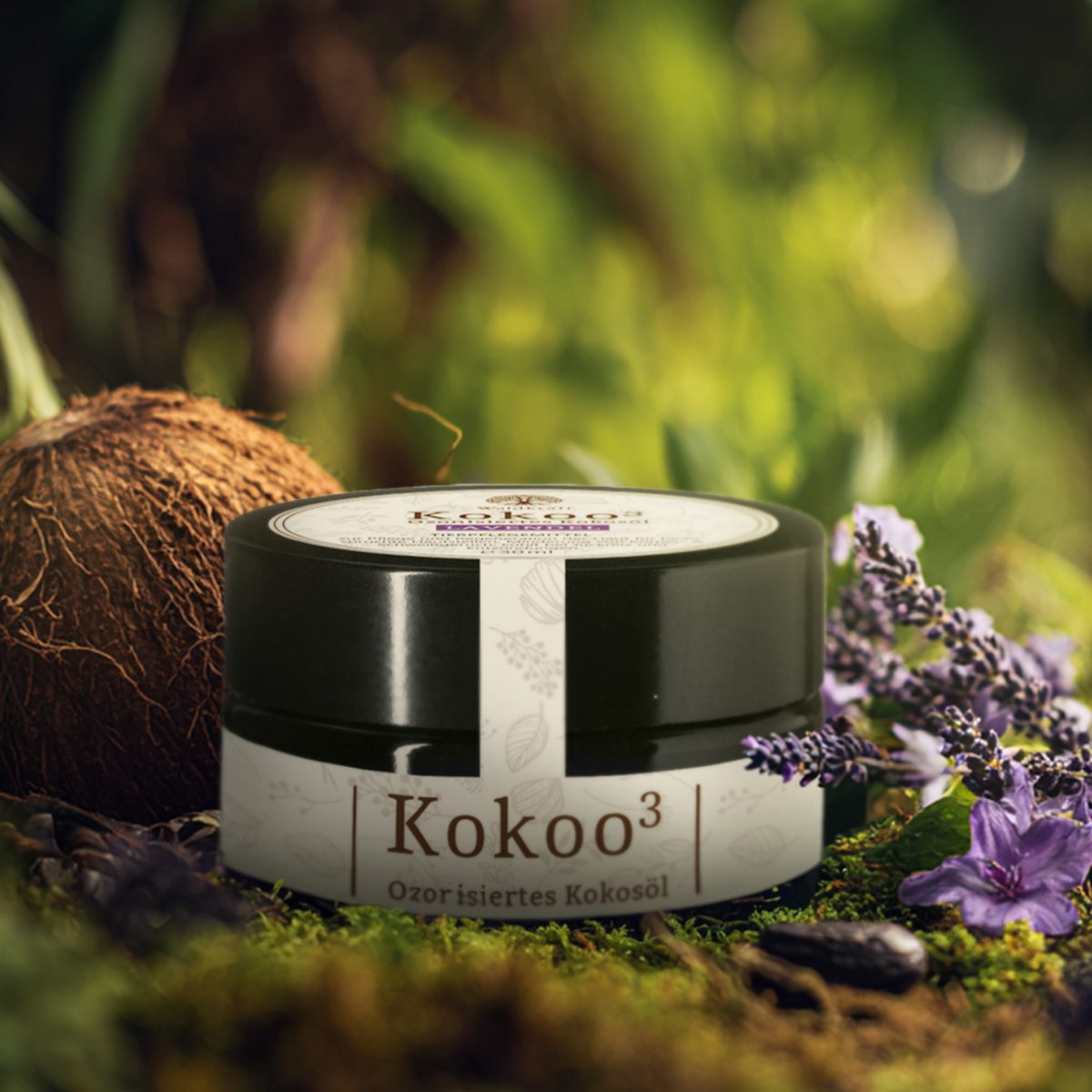 Kokoo³ Lavendel – Ozonisiertes Kokosöl mit Lavendel – 30ml