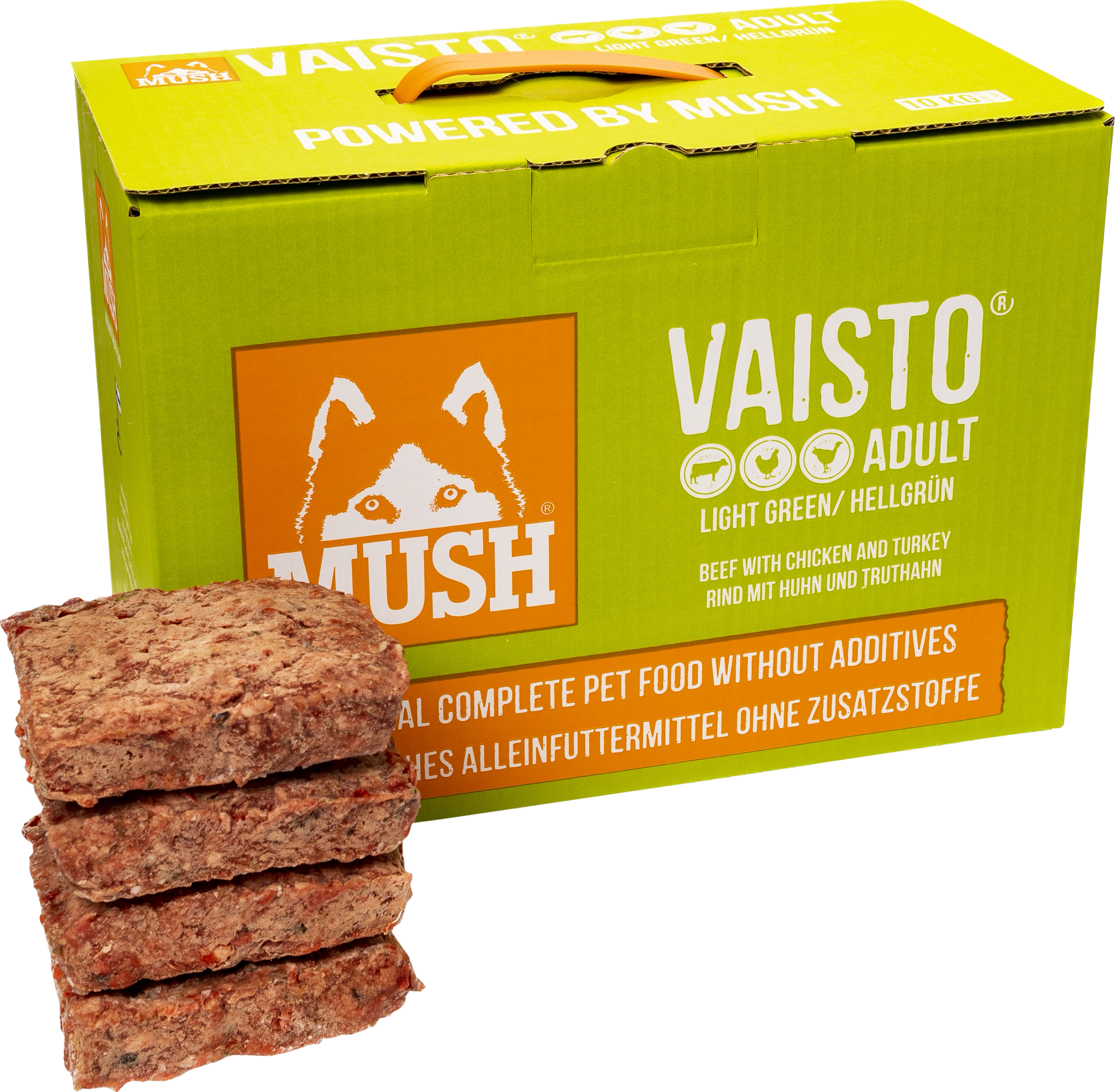 Vaisto® Rind-Huhn-Pute ADULT Hellgrün