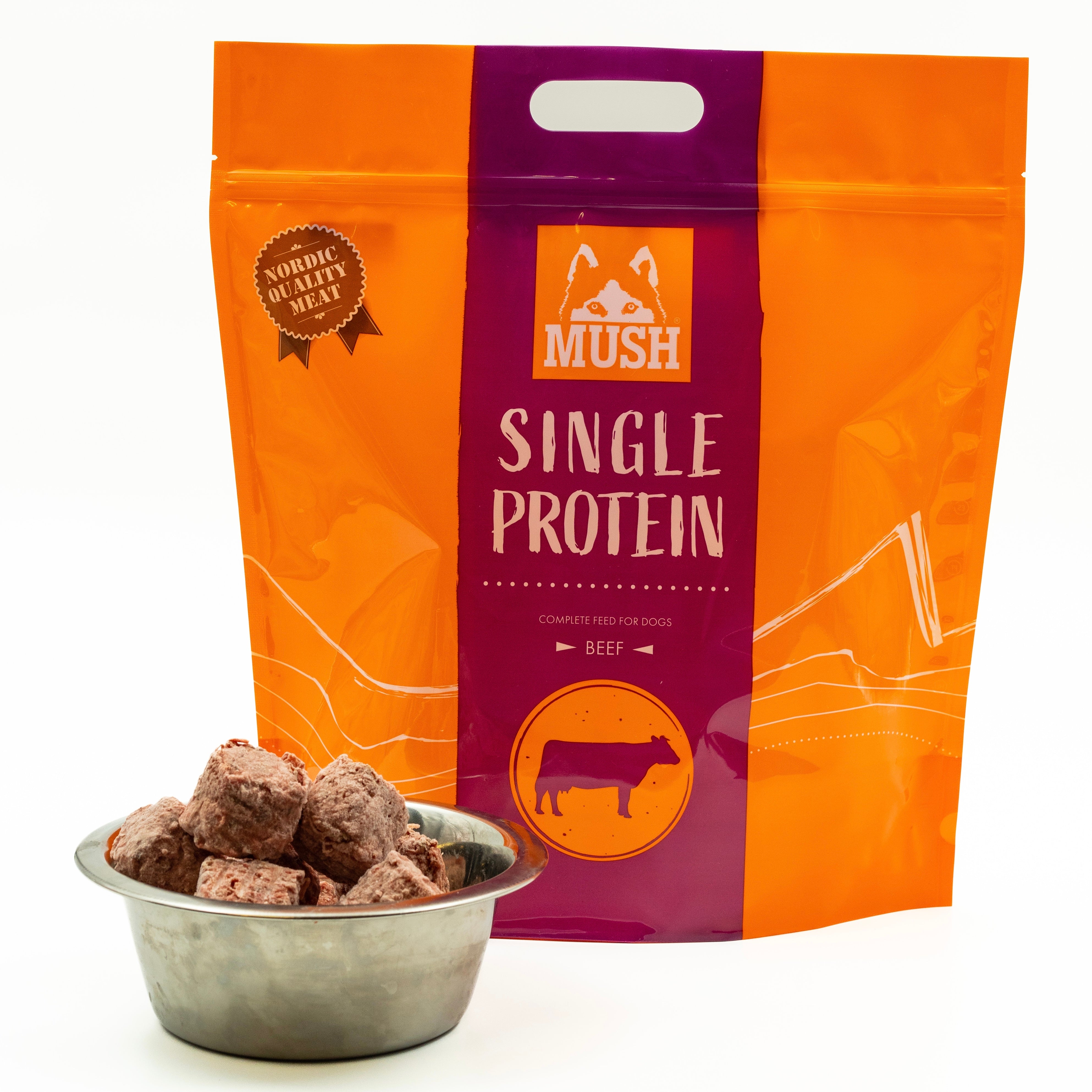 MUSH® Single Protein – Rind (BARF Alleinfutter für Hunde)