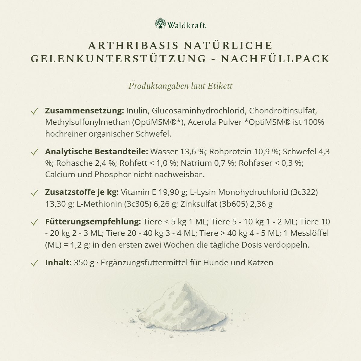 Arthribasis – Natürliche Gelenkunterstützung - 350g