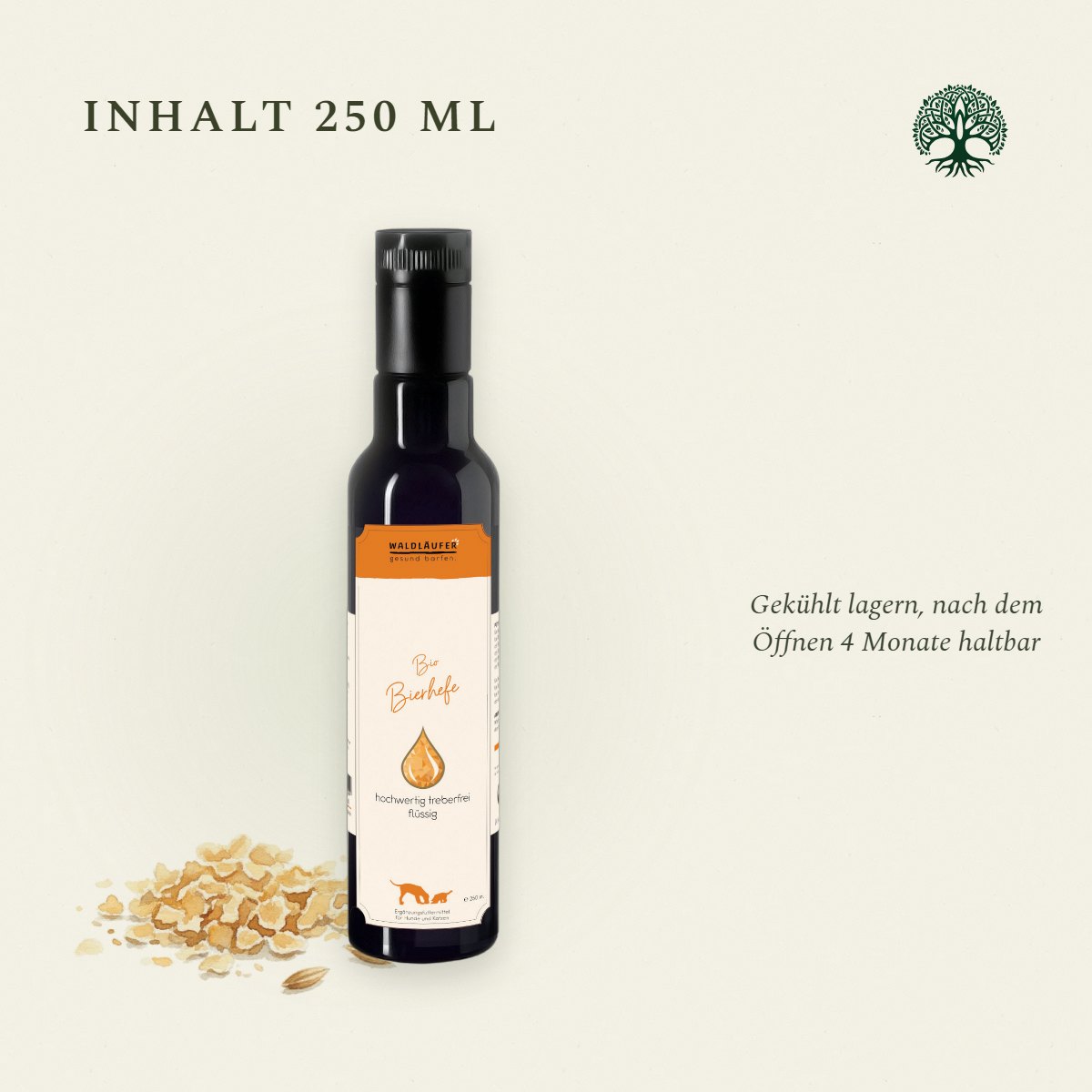 BIO Flüssige Bierhefe, hochwertig treberfrei, 250ml von Waldkraft, Ansicht 4