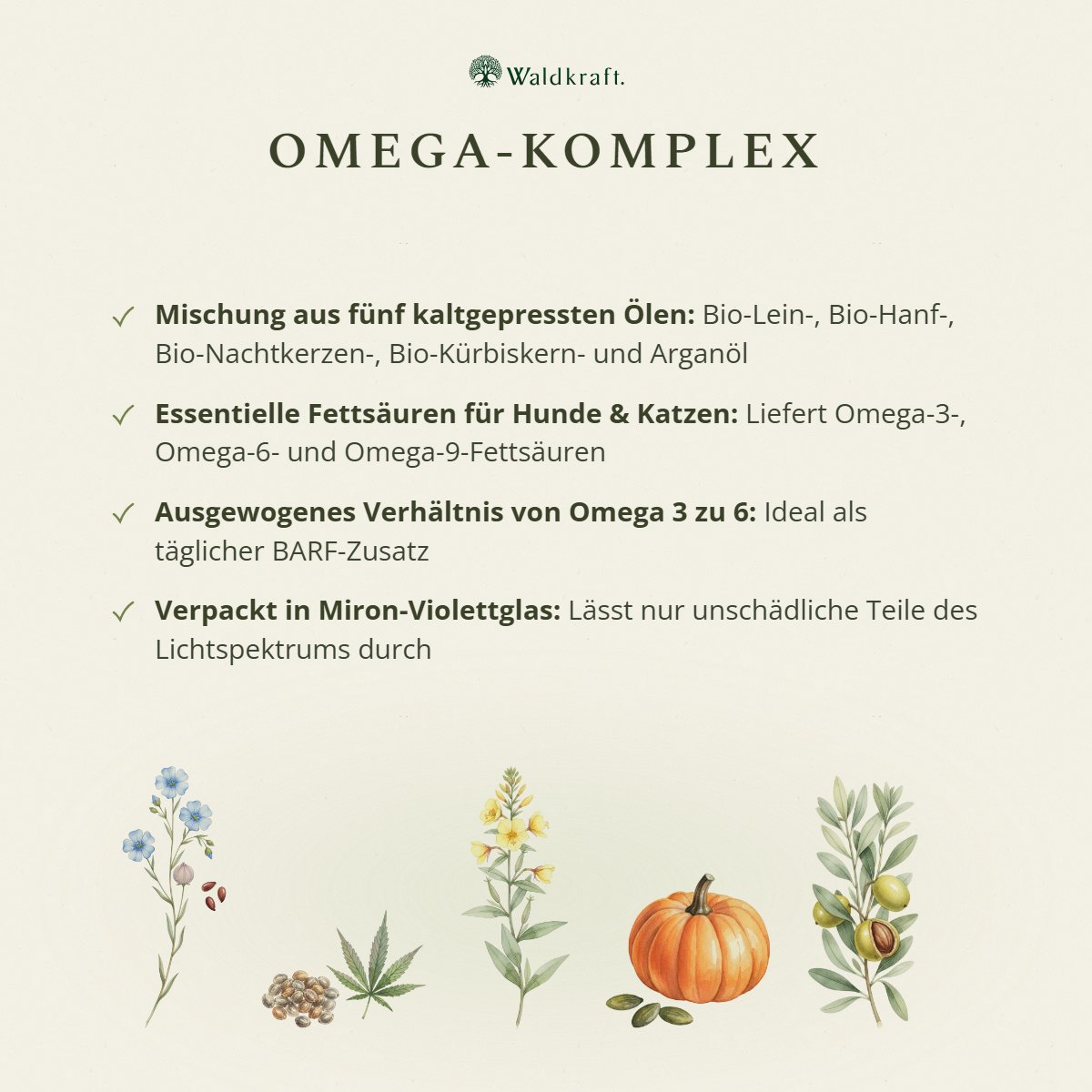 BIO Omega Komplex, 250ml von Waldkraft, Ansicht 4