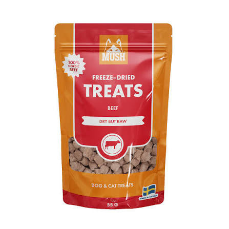 MUSH® TREATS - Hundesnacks Rind – Gefriergetrocknet & Natürlich