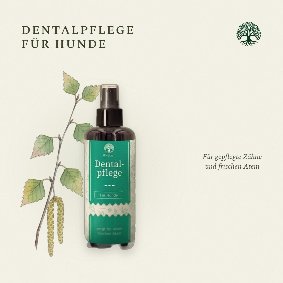 Dentalpflege für Hunde, 50ml von Waldkraft, Ansicht 4