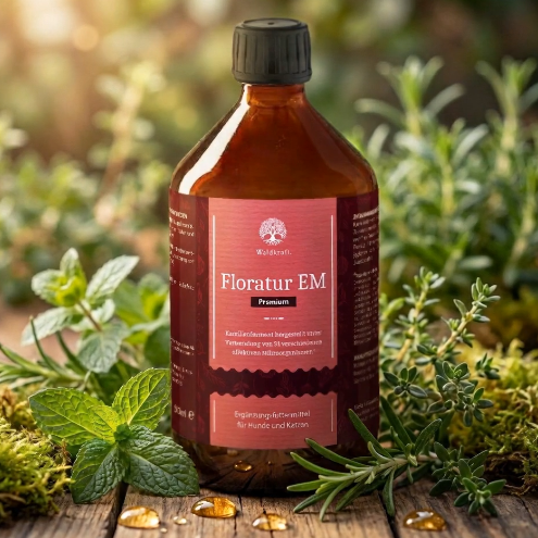 Floratur EM Premium – Kamillenferment mit 31 Mikroorganismen – 500ml