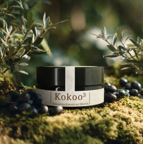 Kokoo³ Olive – Ozonisiertes Kokosöl mit Olivenöl – 30ml