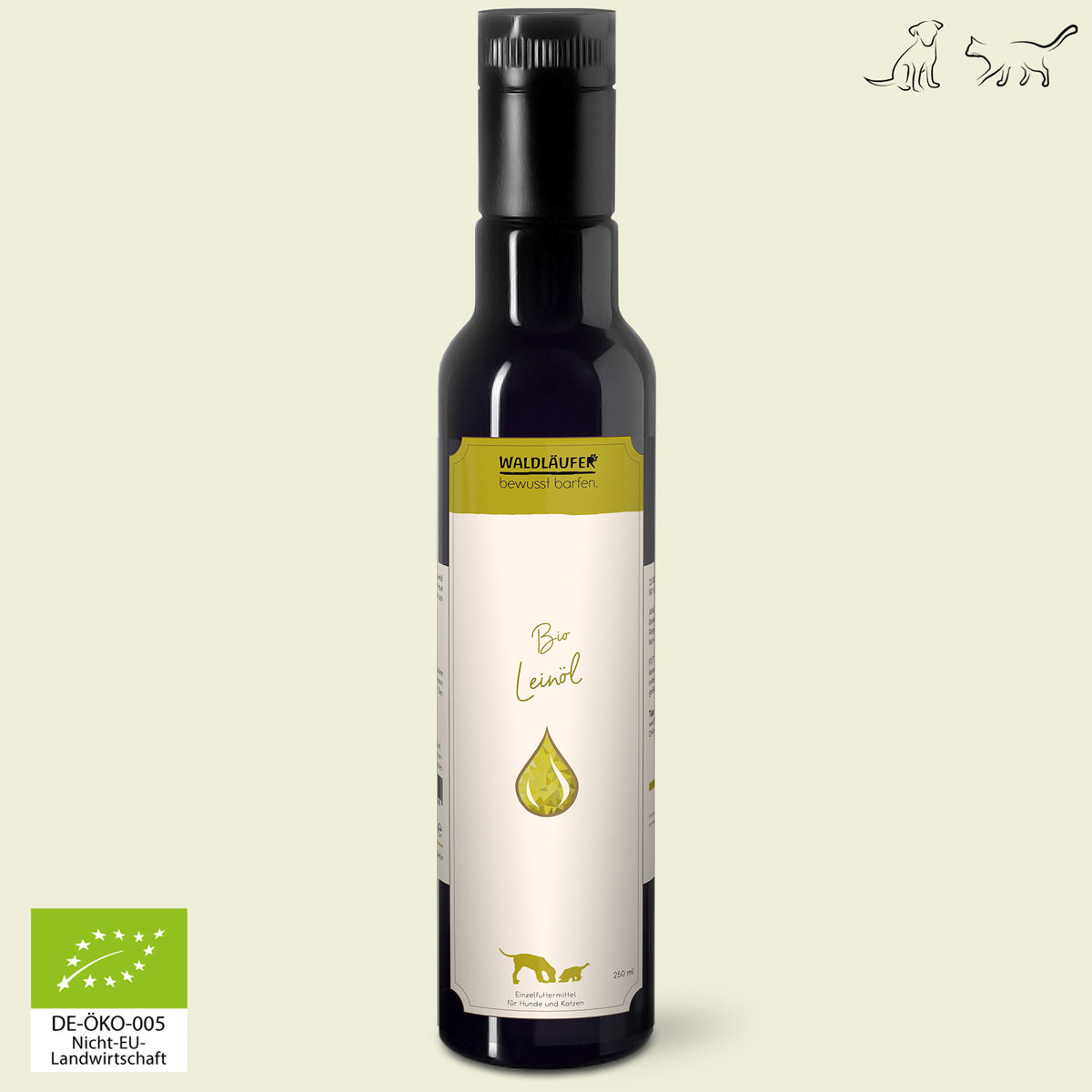 BIO Leinöl – 1. Kaltpressung – 250ml