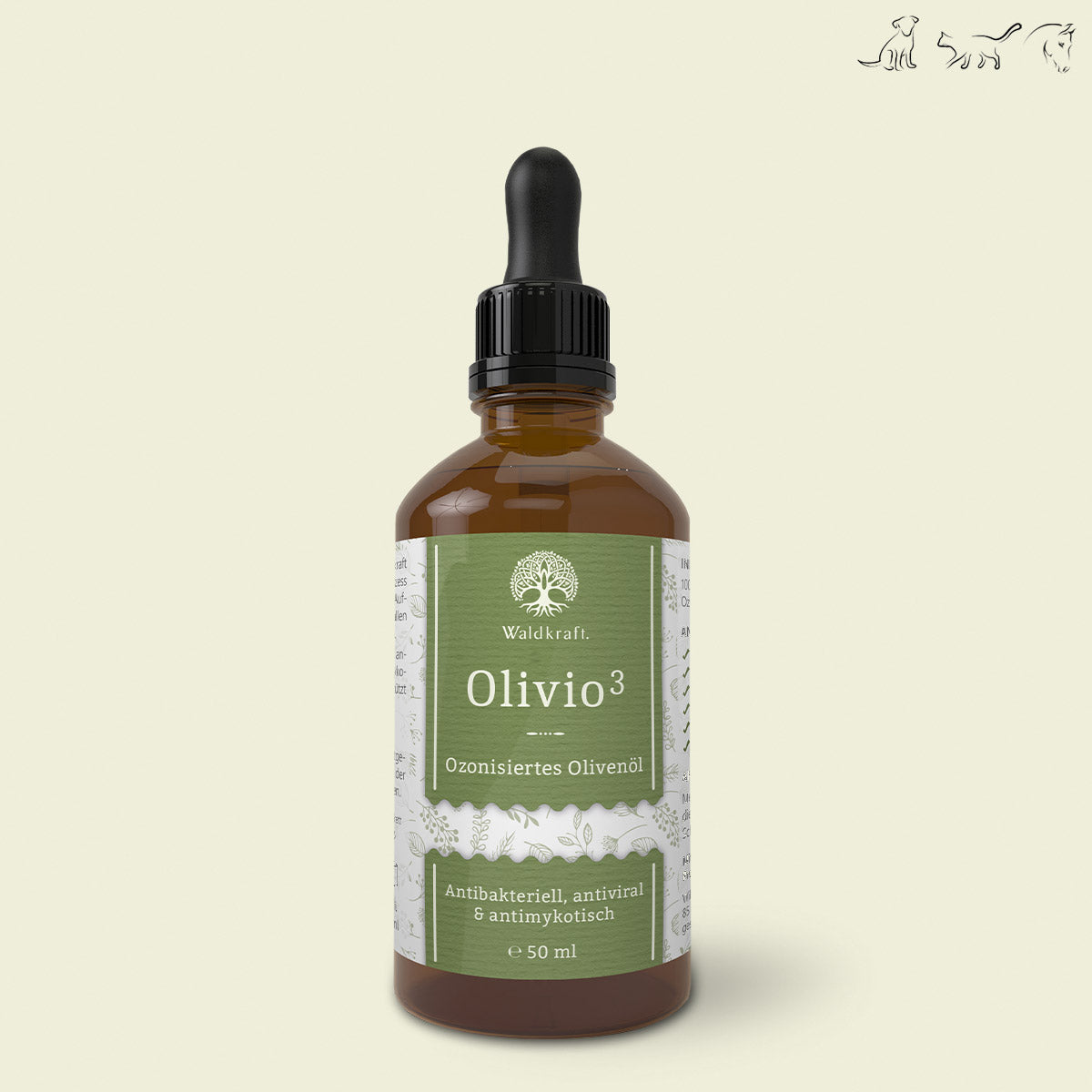 Olivio³ – Ozonisiertes Olivenöl – 50ml