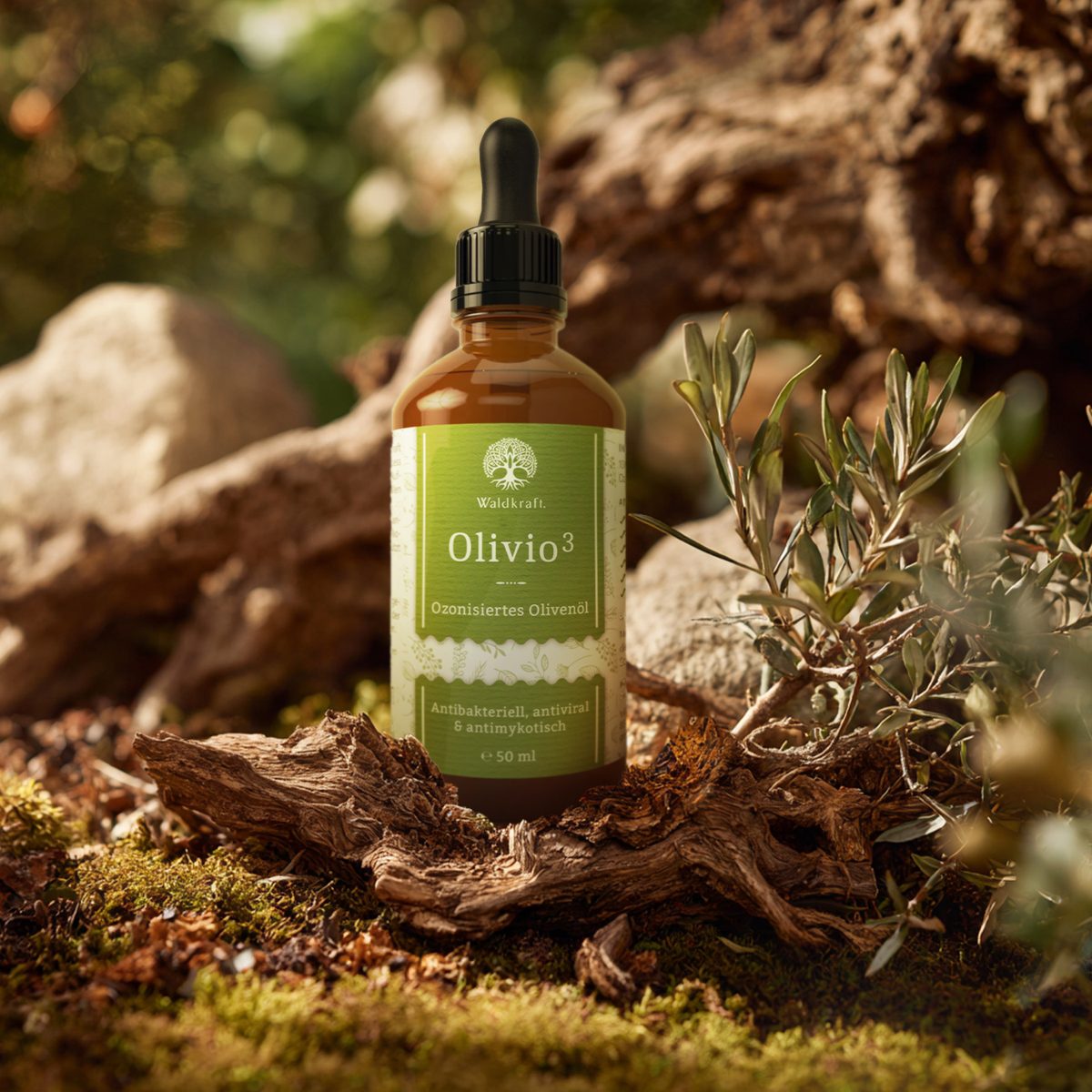 Olivio³ – Ozonisiertes Olivenöl – 50ml