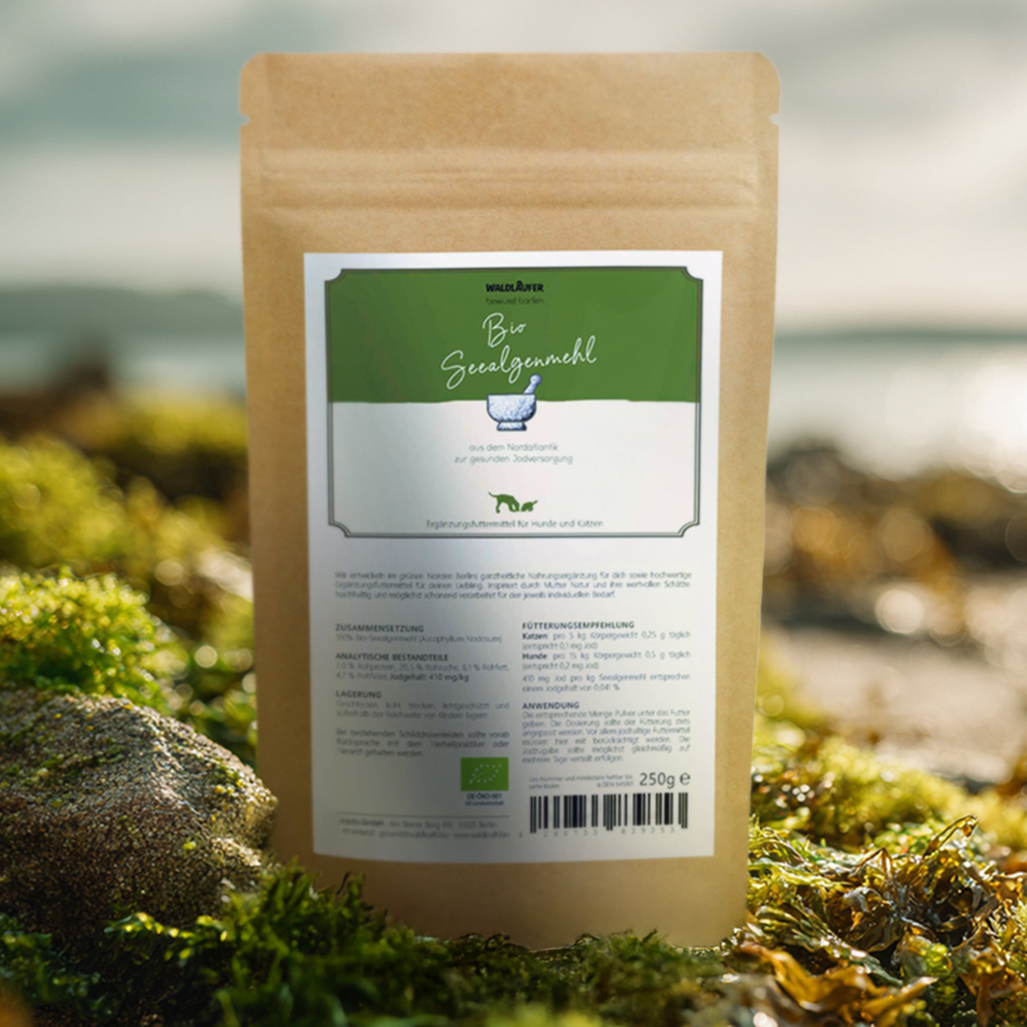 BIO Seealgenmehl – Natürliche Jodquelle (Ascophyllum nodosum) – 250g