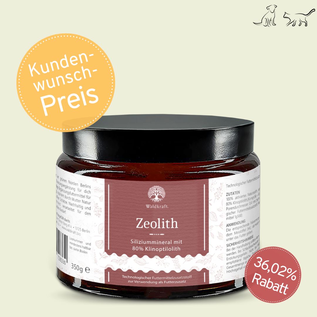 Zeolith – Naturmineral mit 80% Klinoptilolith – 350g